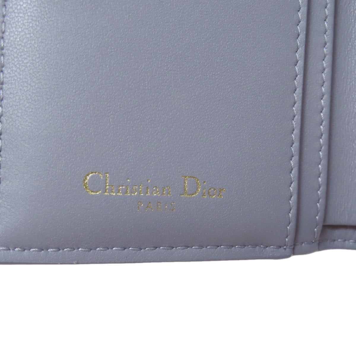 CHRISTIAN DIOR   Bifold Wallet with Coin Pocket Canage Calf Ladies