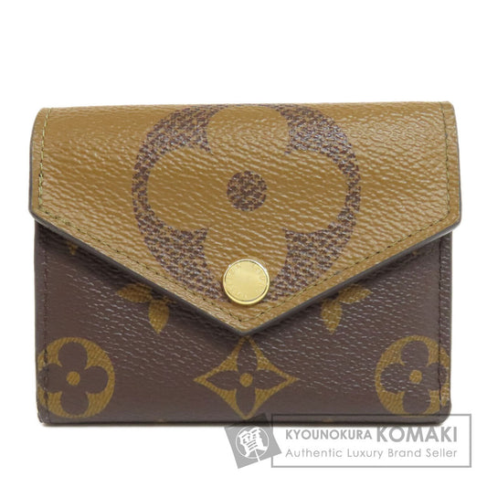 LOUIS VUITTON M80725 Zoe Bifold Wallet with Coin Pocket Monogram reverse Ladies [Used]