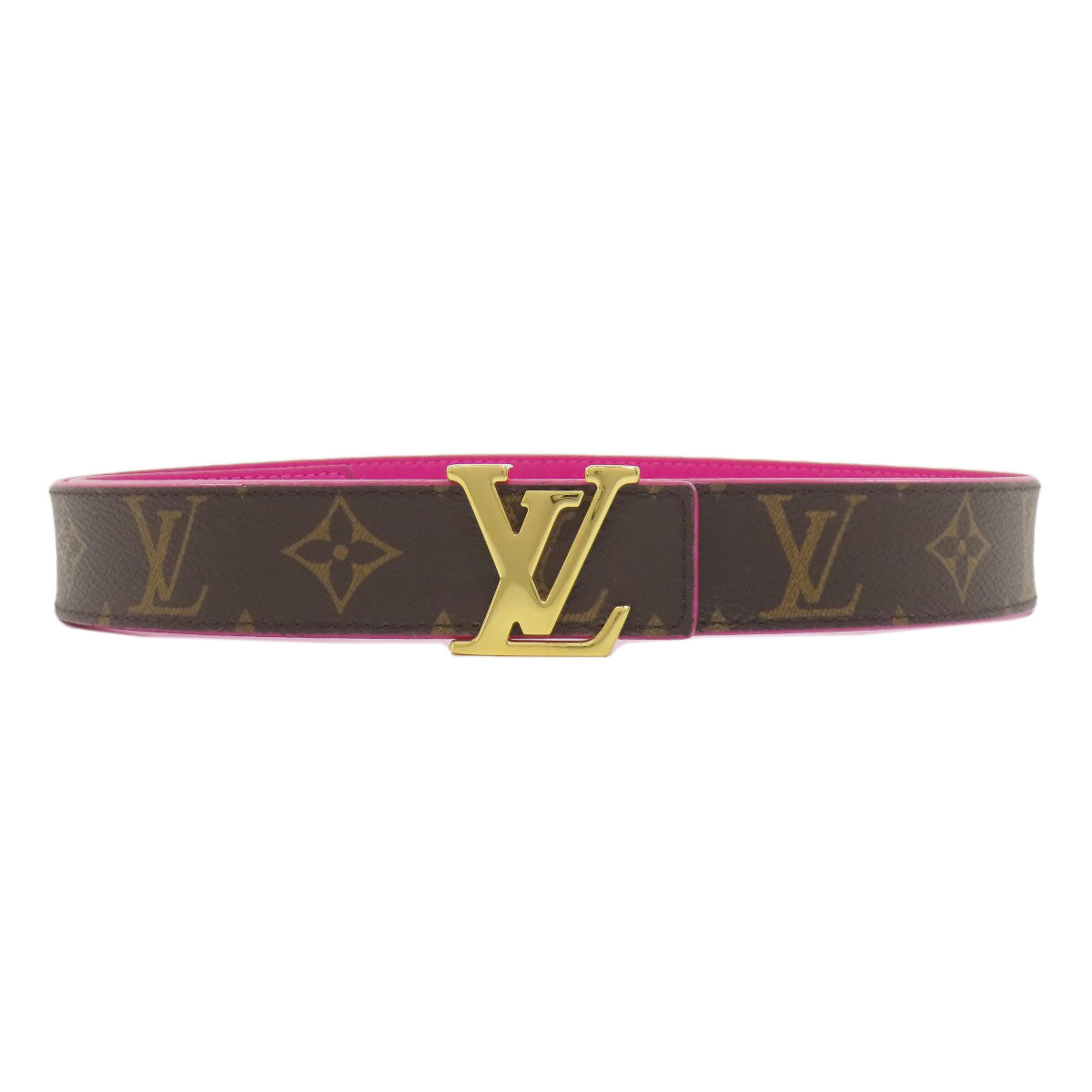 LOUIS VUITTON M0256 Suntur LV Initials belt Monogram canvas Ladies [Used]