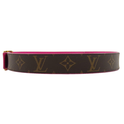 LOUIS VUITTON  M0256 belt Suntur LV Initials Monogram canvas Ladies