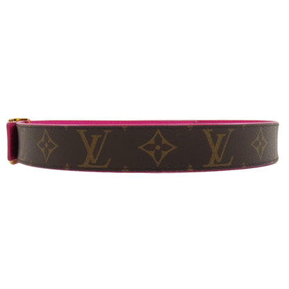 LOUIS VUITTON M0256 Suntur LV Initials belt Monogram canvas Ladies [Used]