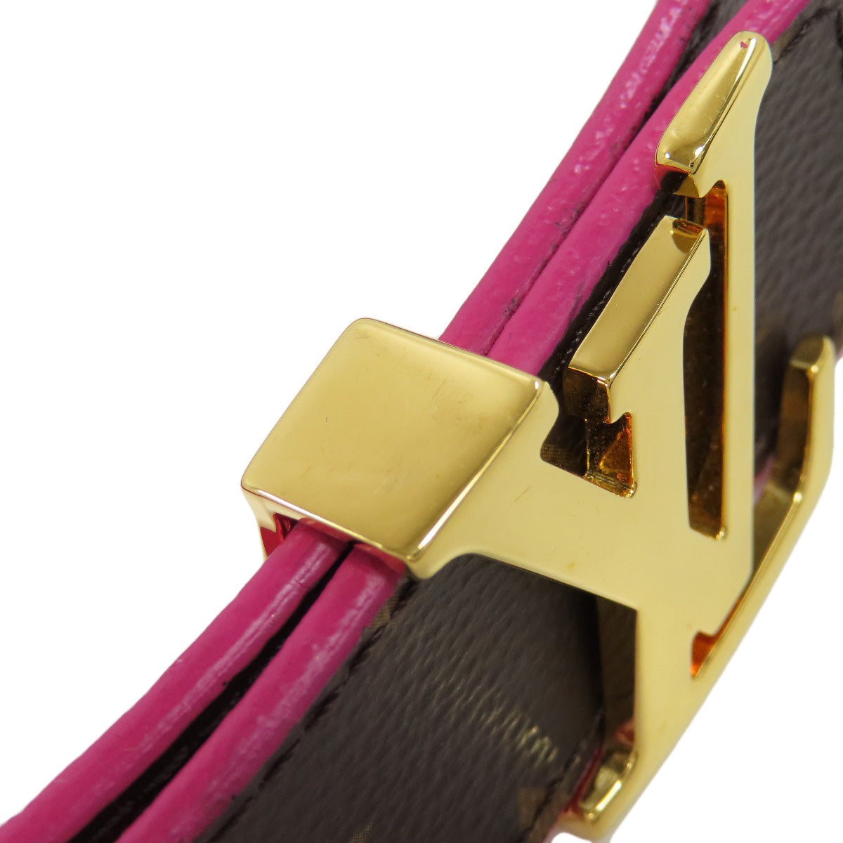LOUIS VUITTON M0256 Suntur LV Initials belt Monogram canvas Ladies [Used]