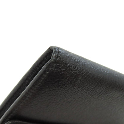 CHANEL Camellia COCO Mark Long wallet (with coin pocket) Calf Ladies [Used]