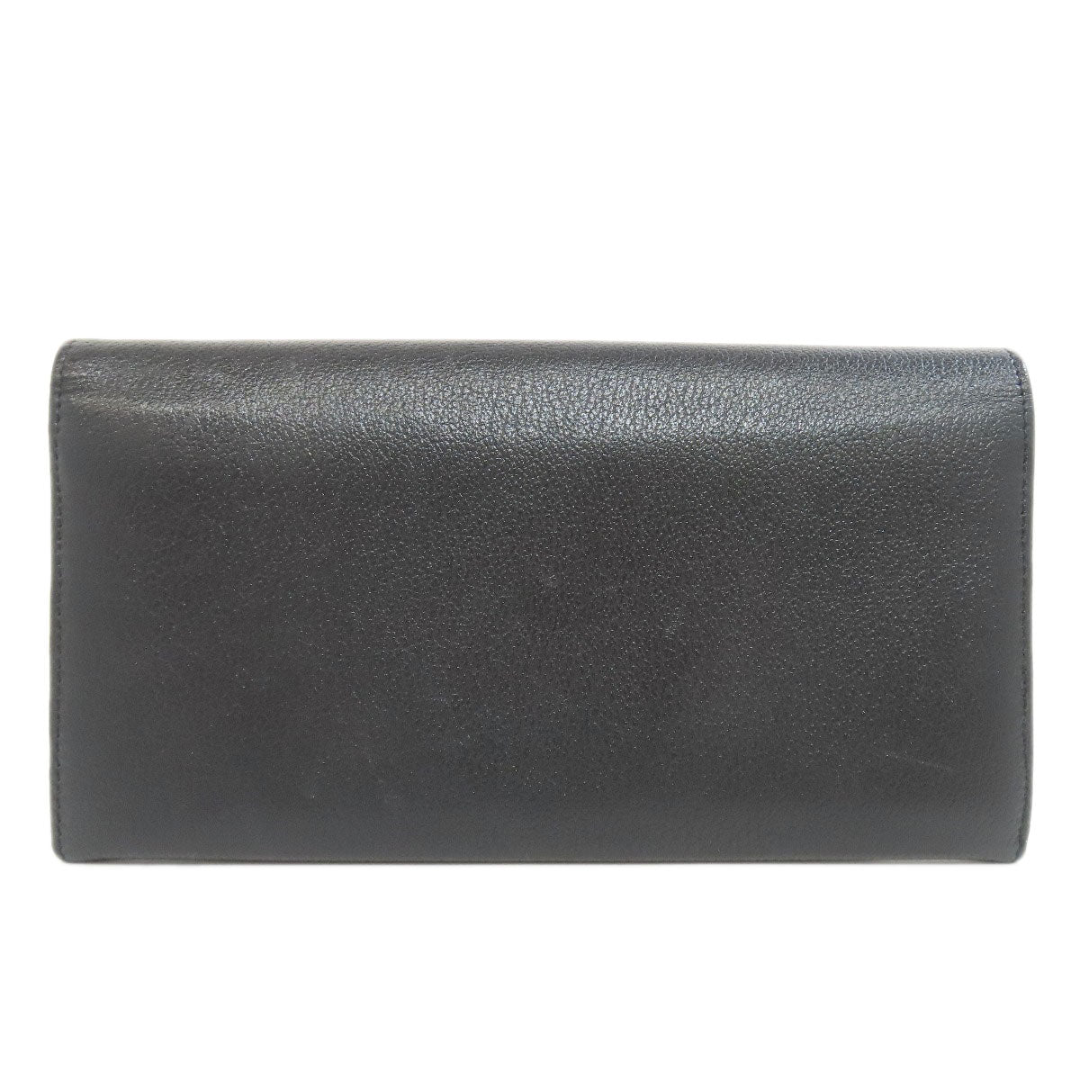 CHANEL Camellia COCO Mark Long wallet (with coin pocket) Calf Ladies [Used]