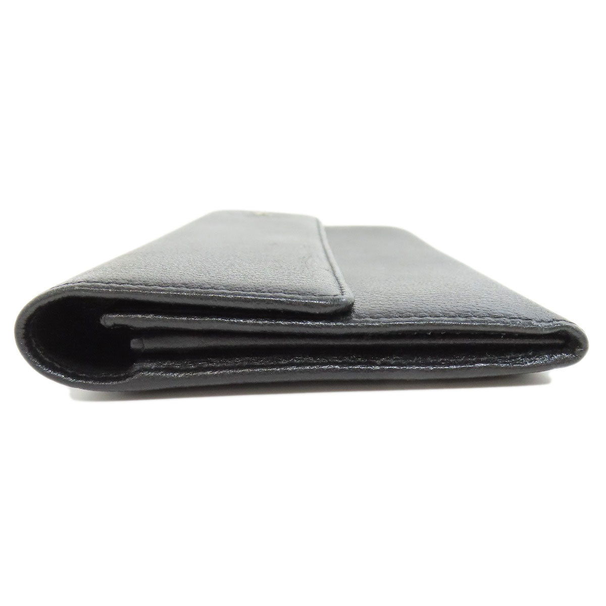 CHANEL Camellia COCO Mark Long wallet (with coin pocket) Calf Ladies [Used]