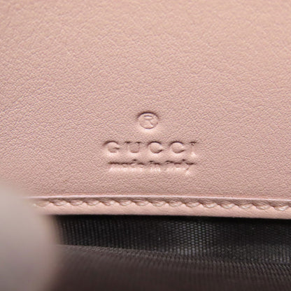 GUCCI 453158 logo Long wallet (with coin pocket) Leather Ladies [Used]