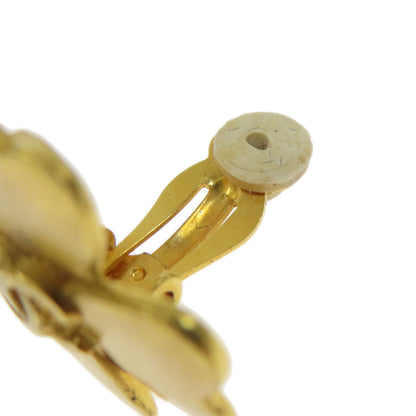 CHANEL COCO Mark Clover Earring Metal Ladies [Used]