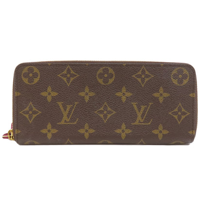 LOUIS VUITTON  M60742 Long wallet (with coin pocket) Portefeiulle・Clemence Monogram canvas Ladies