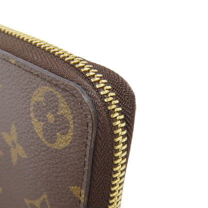 LOUIS VUITTON  M60742 Long wallet (with coin pocket) Portefeiulle・Clemence Monogram canvas Ladies