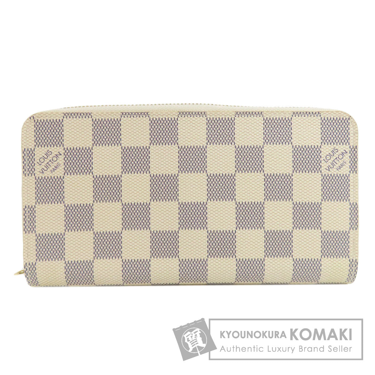 LOUIS VUITTON N41660 Zippy wallet Long wallet (with coin pocket) Damier canvas Ladies [Used]