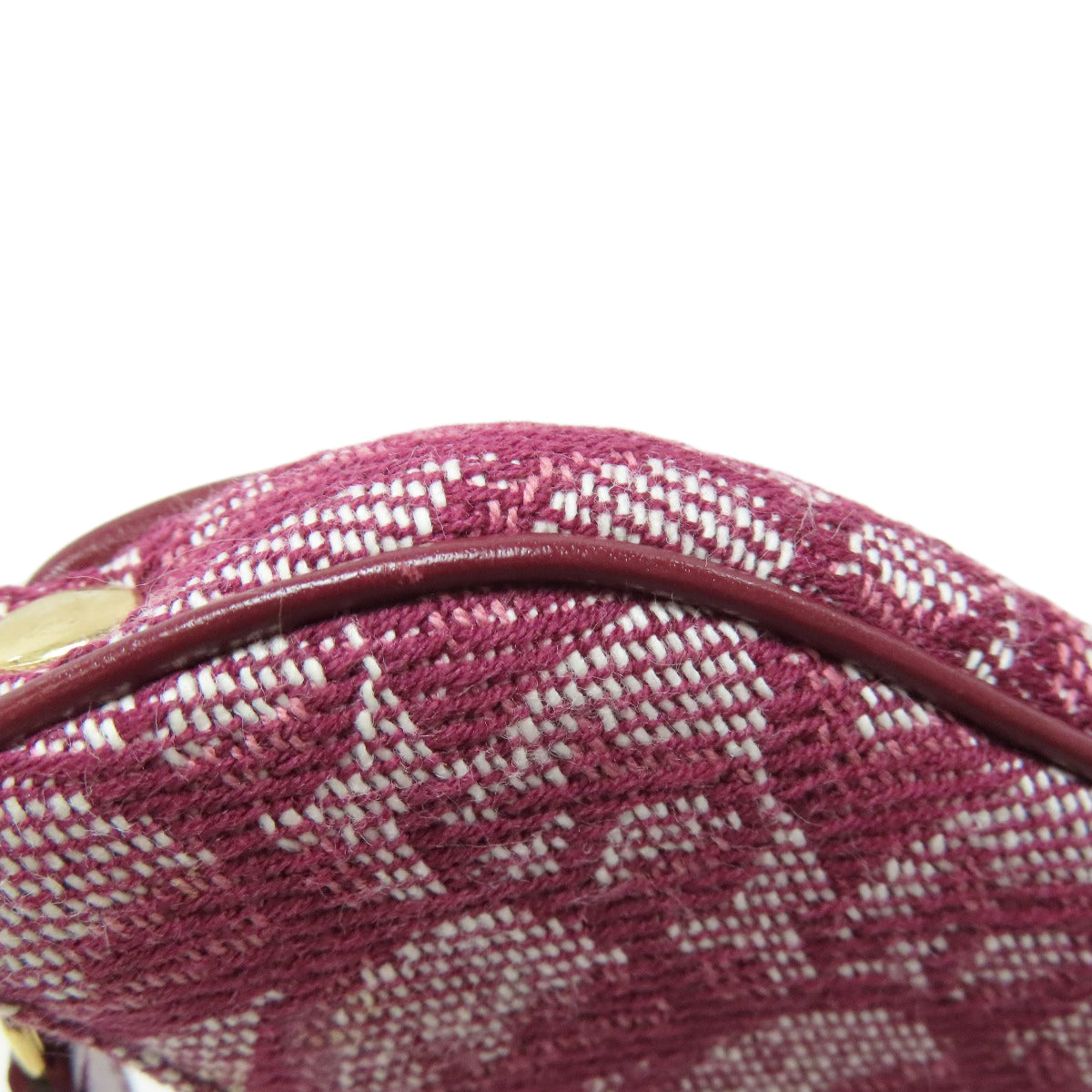 CHRISTIAN DIOR Saddle trotter pattern coin purse Canvas Ladies [Used]