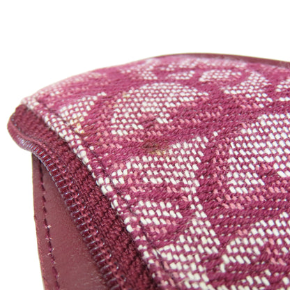 CHRISTIAN DIOR Saddle trotter pattern coin purse Canvas Ladies [Used]