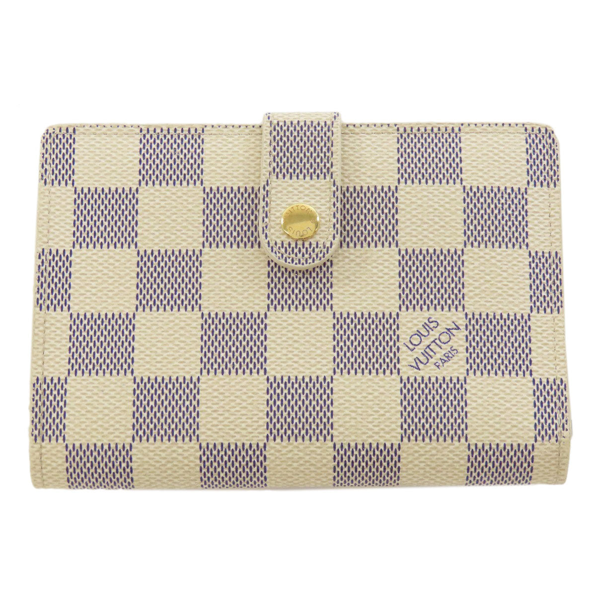 LOUIS VUITTON  N61676 Bifold Wallet with Coin Pocket Portefeiulle ã» Vienova Damier canvas Ladies