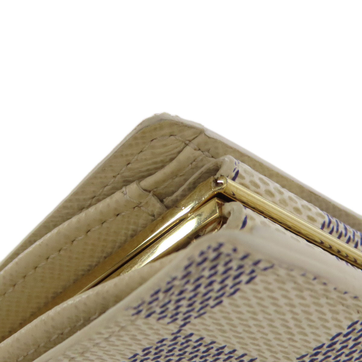 LOUIS VUITTON  N61676 Bifold Wallet with Coin Pocket Portefeiulle ã» Vienova Damier canvas Ladies