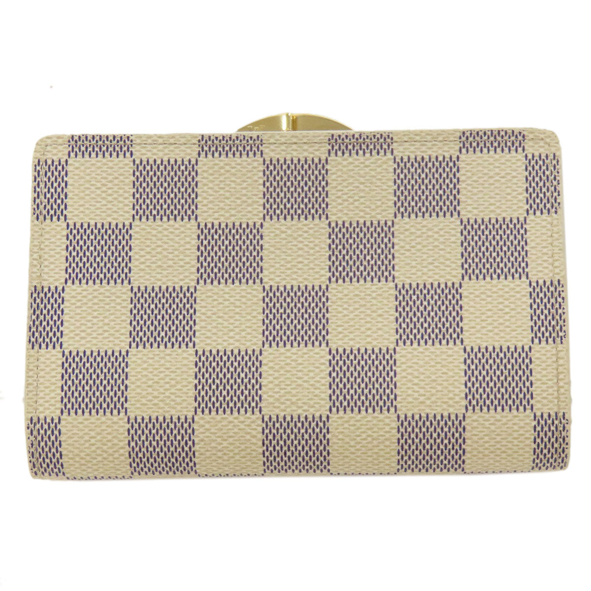 LOUIS VUITTON  N61676 Bifold Wallet with Coin Pocket Portefeiulle ã» Vienova Damier canvas Ladies