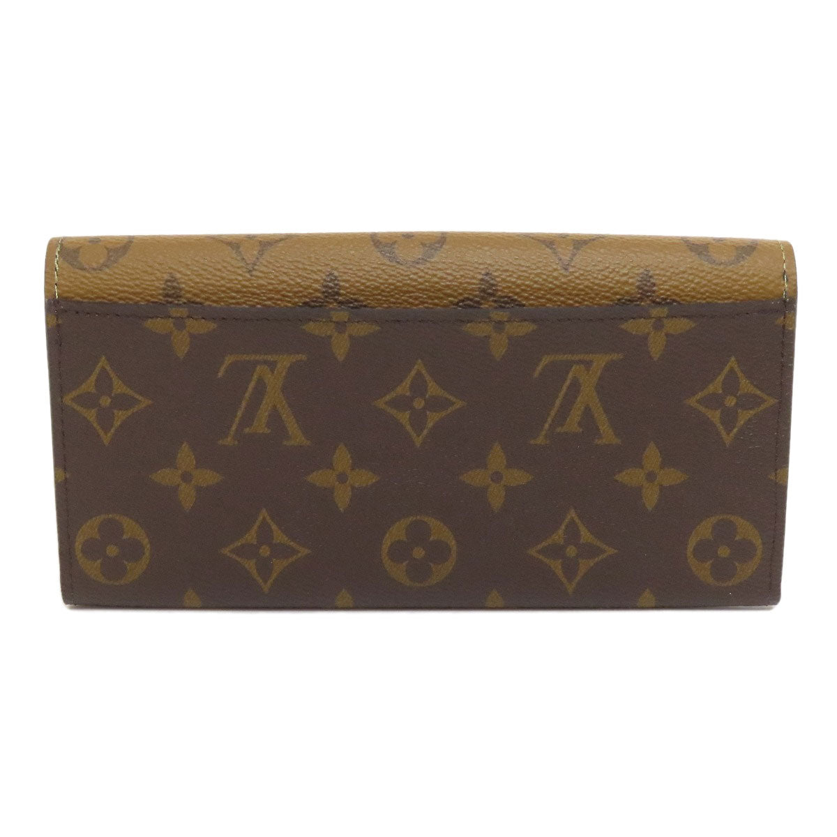 LOUIS VUITTON M82157 Portefeiulle ã» Emily Long wallet (with coin pocket) Monogram reverse Ladies [Used]