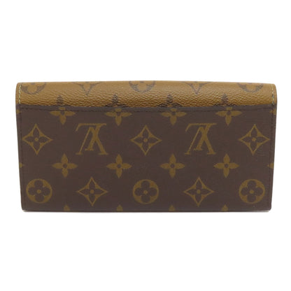LOUIS VUITTON M82157 Portefeiulle ã» Emily Long wallet (with coin pocket) Monogram reverse Ladies [Used]