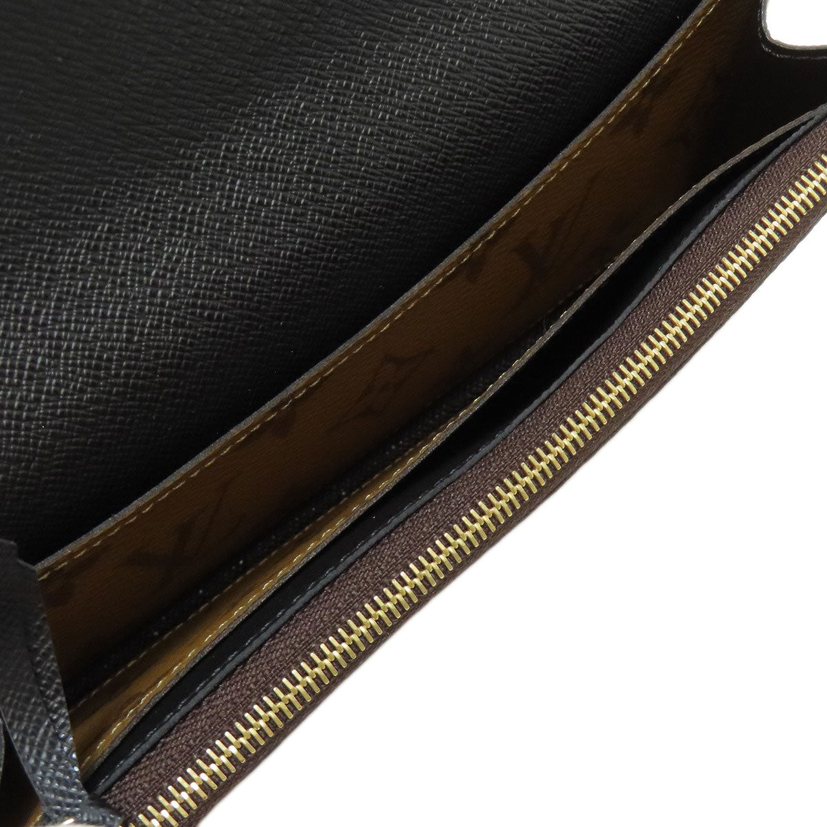 LOUIS VUITTON M82157 Portefeiulle ã» Emily Long wallet (with coin pocket) Monogram reverse Ladies [Used]