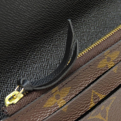 LOUIS VUITTON M82157 Portefeiulle ã» Emily Long wallet (with coin pocket) Monogram reverse Ladies [Used]