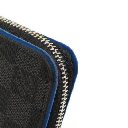 LOUIS VUITTON N64436 Zippy wallet ã» Vertical Long wallet (with coin pocket) Damier canvas Ladies [Used]