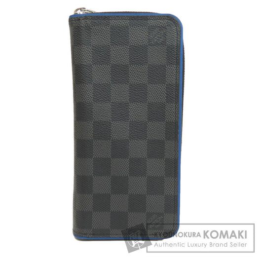 LOUIS VUITTON N64436 Zippy wallet ã» Vertical Long wallet (with coin pocket) Damier canvas Ladies [Used]