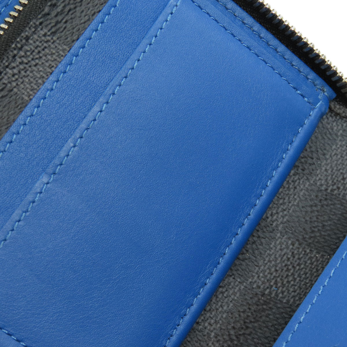 LOUIS VUITTON N64436 Zippy wallet ã» Vertical Long wallet (with coin pocket) Damier canvas Ladies [Used]