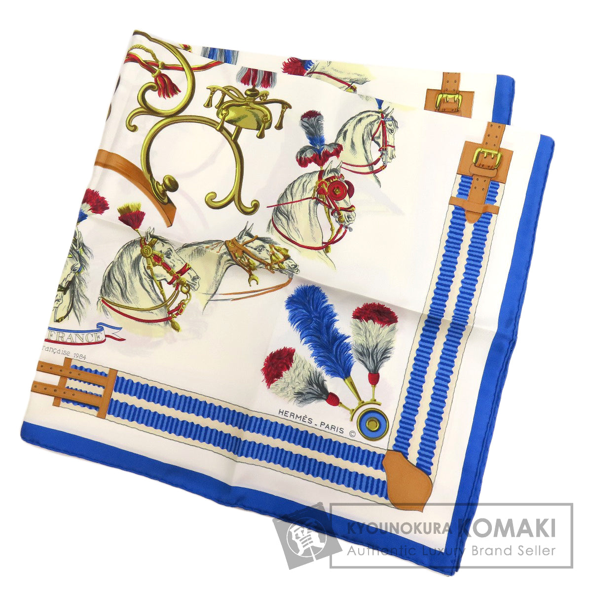 HERMES   Scarf Carre90 Silk Ladies