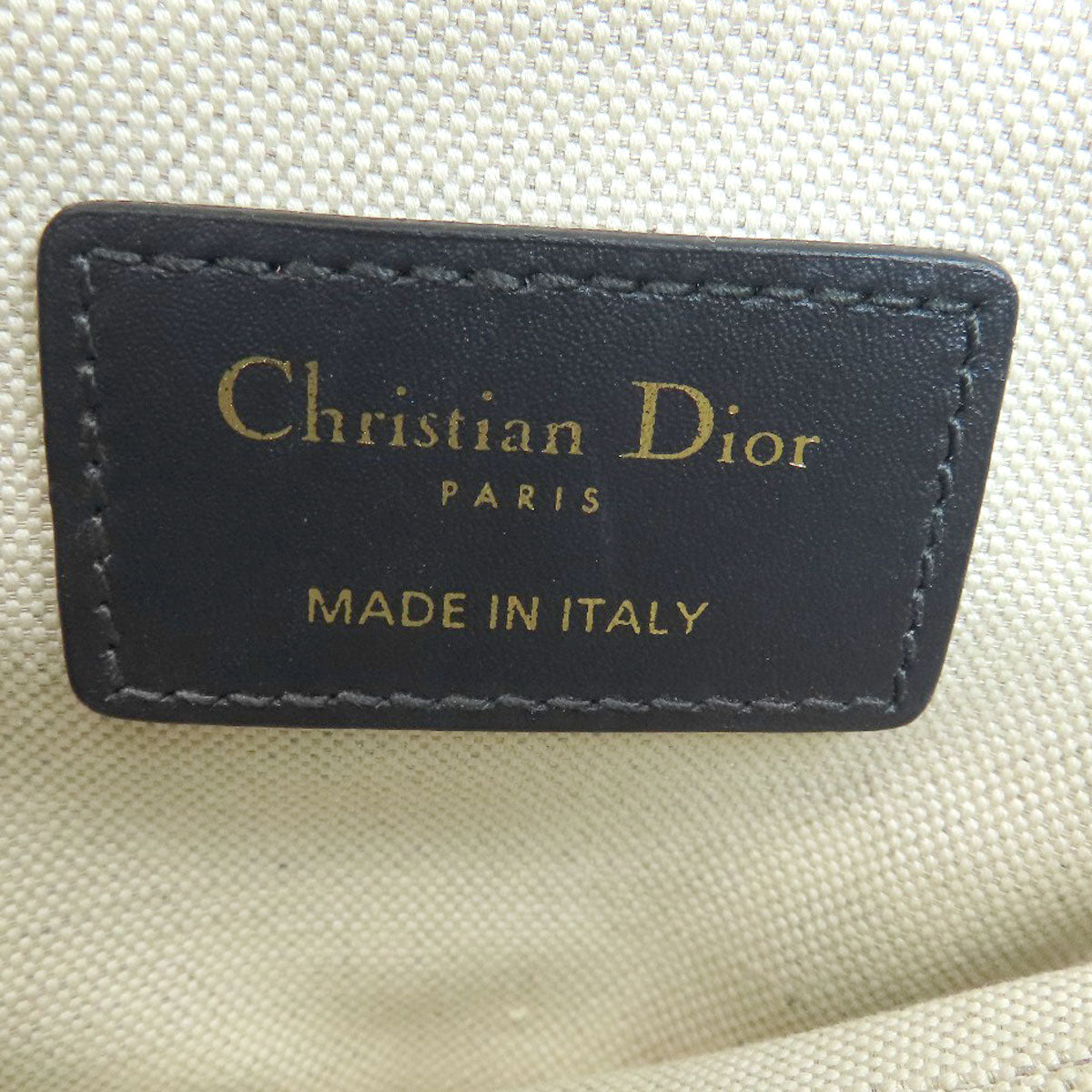 CHRISTIAN DIOR   Handbag Mini Saddle Trotter Pattern Canvas Ladies