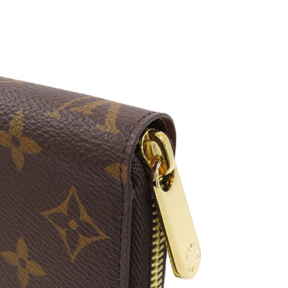 LOUIS VUITTON  M42616 Long wallet (with coin pocket) Zippy wallet Monogram canvas Ladies