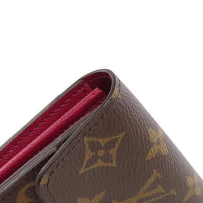 LOUIS VUITTON M62234 Portefeiulle Â· Sarah Long wallet (with coin pocket) Monogram canvas Ladies [Used]