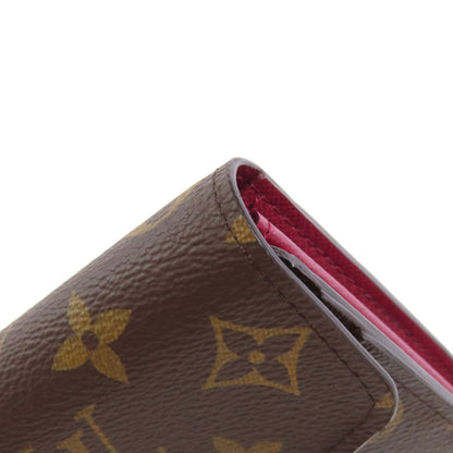 LOUIS VUITTON M62234 Portefeiulle Â· Sarah Long wallet (with coin pocket) Monogram canvas Ladies [Used]