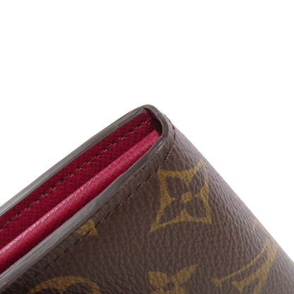 LOUIS VUITTON M62234 Portefeiulle Â· Sarah Long wallet (with coin pocket) Monogram canvas Ladies [Used]