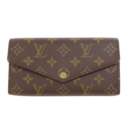 LOUIS VUITTON M62234 Portefeiulle Â· Sarah Long wallet (with coin pocket) Monogram canvas Ladies [Used]