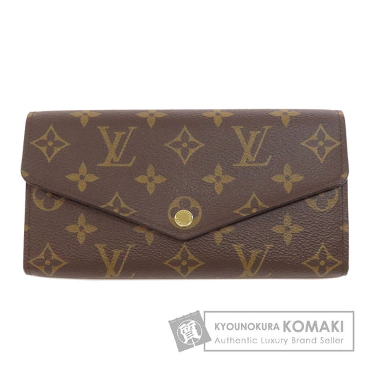 LOUIS VUITTON M62234 Portefeiulle Â· Sarah Long wallet (with coin pocket) Monogram canvas Ladies [Used]