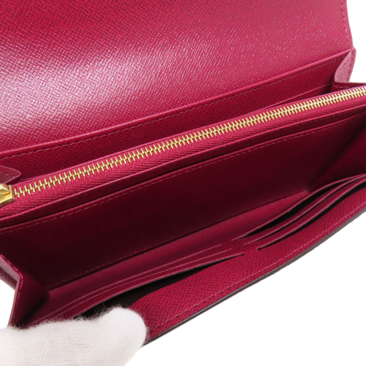 LOUIS VUITTON M62234 Portefeiulle Â· Sarah Long wallet (with coin pocket) Monogram canvas Ladies [Used]