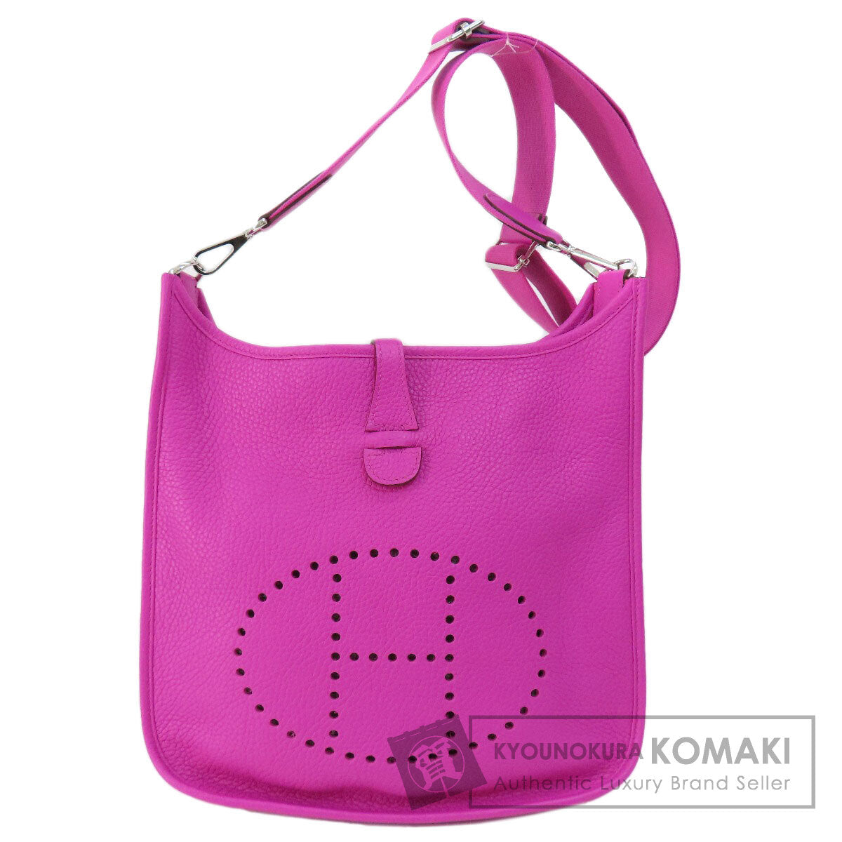 HERMES Evelyne3 PM SilverHardware Shoulder Bag Taurillon Clemence Ladies [Used]