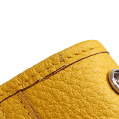 HERMES Garden Party PM Jaune Ambre SilverHardware Tote Bag Country Ladies [Used]