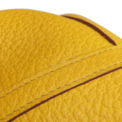 HERMES Garden Party PM Jaune Ambre SilverHardware Tote Bag Country Ladies [Used]