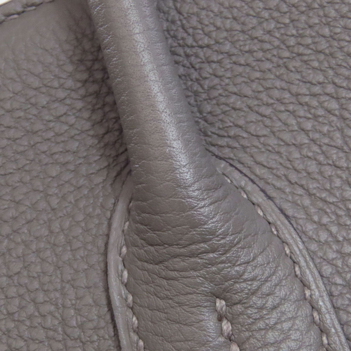 HERMES   Handbag Birkin 40 Grimeise SilverHardware Togo Ladies