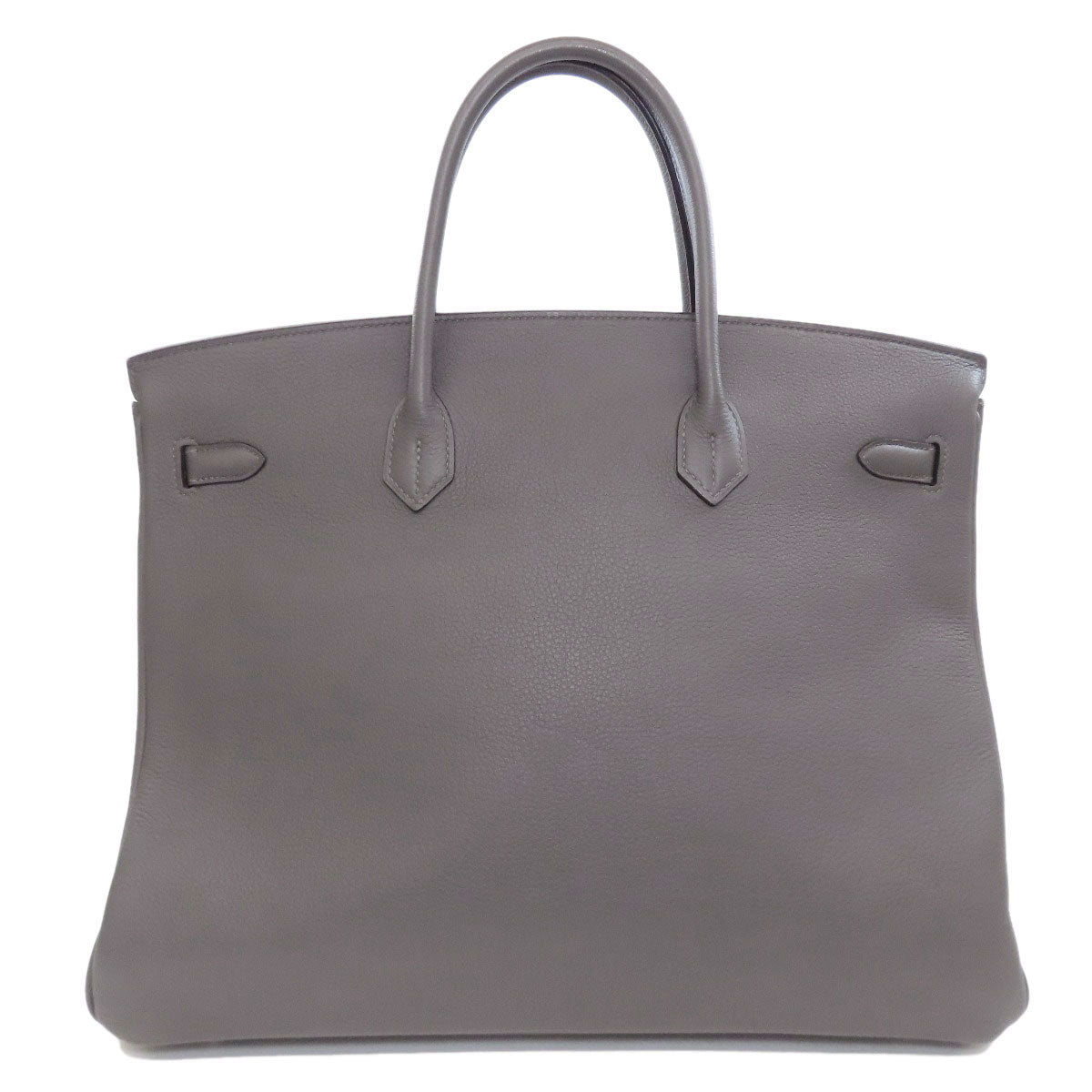 HERMES   Handbag Birkin 40 Grimeise SilverHardware Togo Ladies