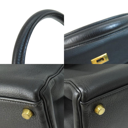 HERMES Kelly 32 inner stitch GoldHardware Handbag Taurillon Clemence Ladies [Used]