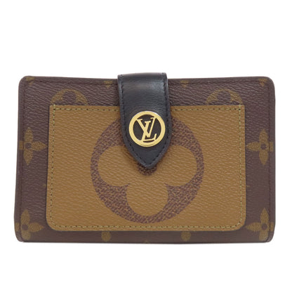 LOUIS VUITTON  M69432 Bifold Wallet with Coin Pocket Portefeiulle Juliet Monogram reverse Ladies