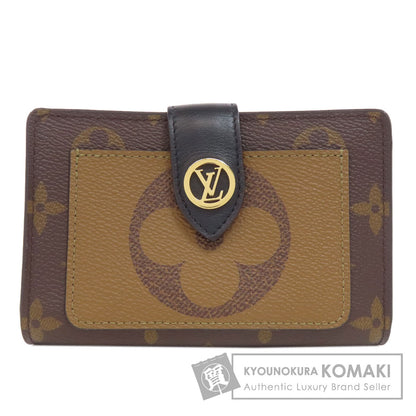 LOUIS VUITTON  M69432 Bifold Wallet with Coin Pocket Portefeiulle Juliet Monogram reverse Ladies