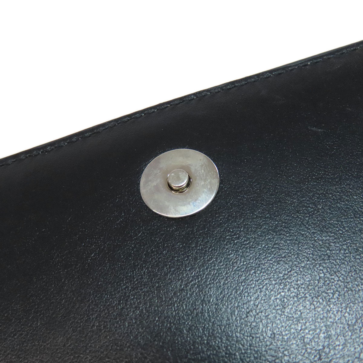 Jimmy Choo studded chain wallet Long wallet (with coin pocket) Leather Ladies [Used]