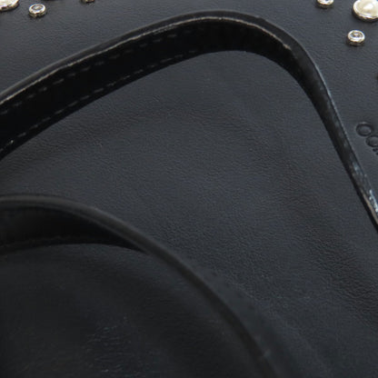 Jimmy Choo studded chain wallet Long wallet (with coin pocket) Leather Ladies [Used]