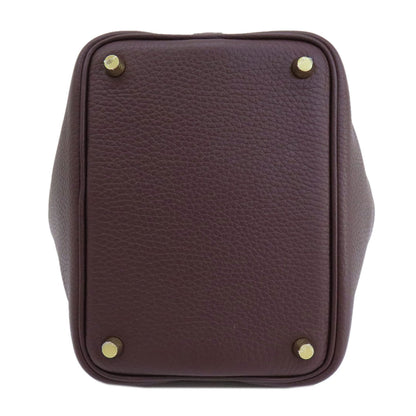 HERMES Picotin Lock PM GoldHardware Handbag Taurillon Clemence SwiftLadies [Used]