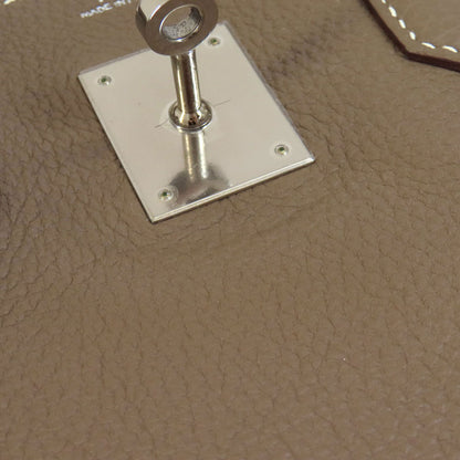 HERMES   Handbag Birkin 30 Etoupe SilverHardware Togo Ladies