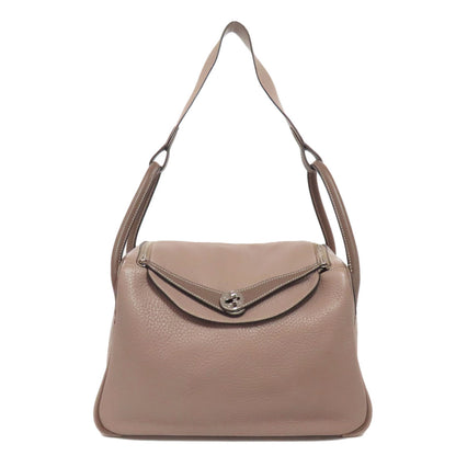 HERMES Lindy 30 SilverHardware Handbag Taurillon Clemence Ladies [Used]