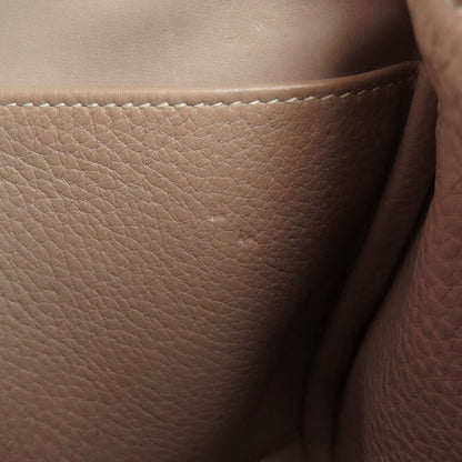 HERMES Lindy 30 SilverHardware Handbag Taurillon Clemence Ladies [Used]