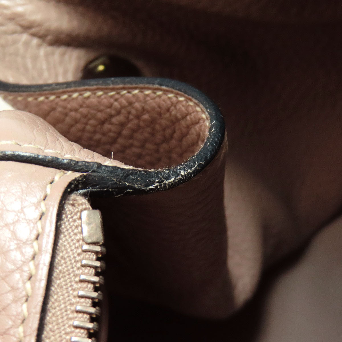 HERMES Lindy 30 SilverHardware Handbag Taurillon Clemence Ladies [Used]